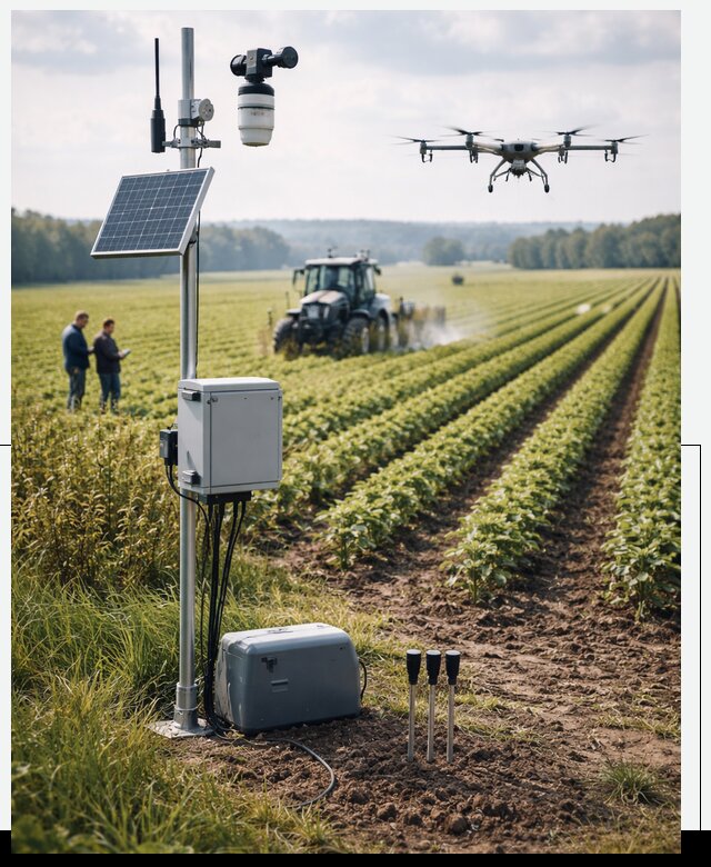 Разработка IoT мониторинга полей в Холмске от 8730 р. | АвикейХлм